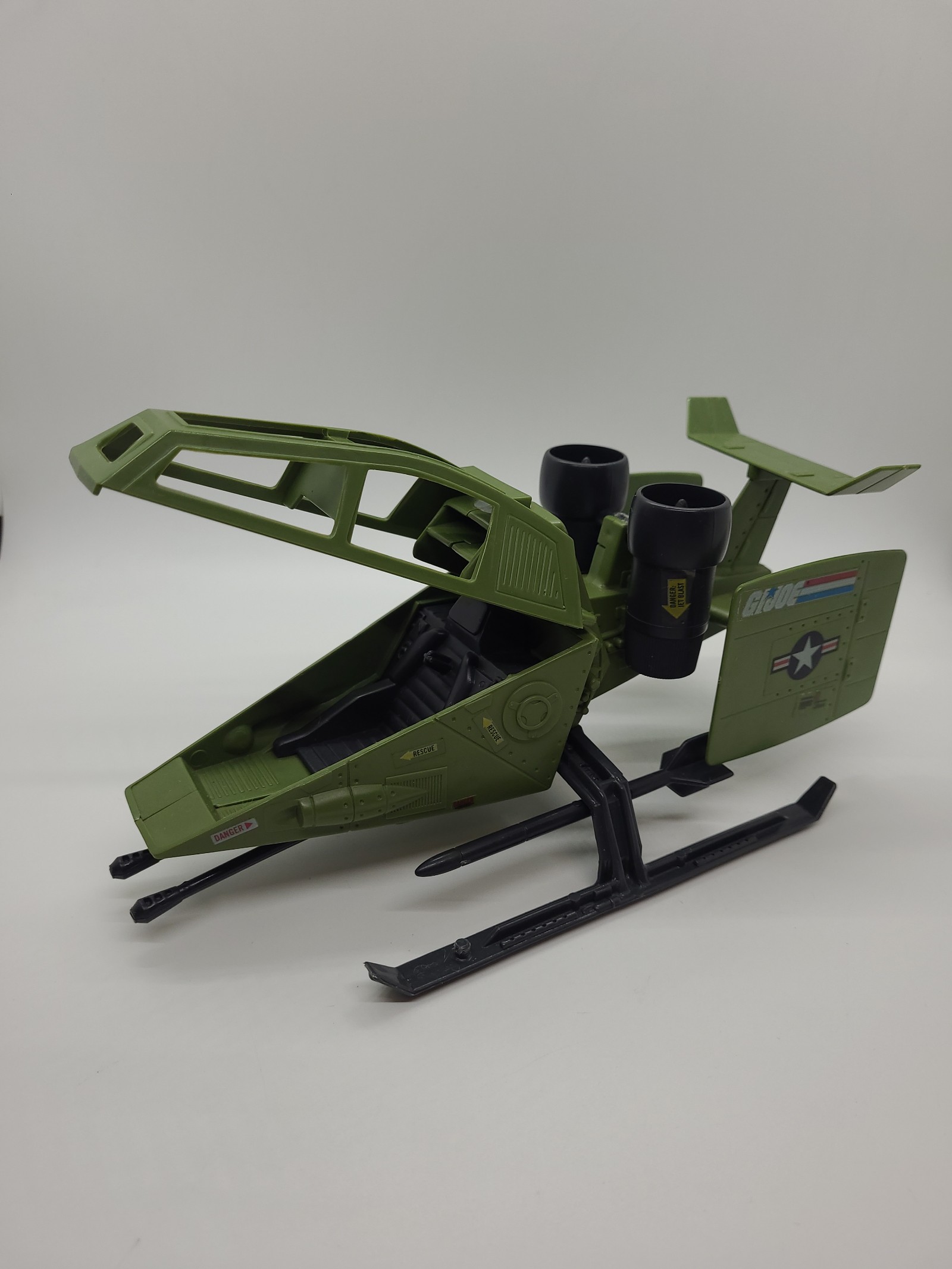 Vintage 1984 GIJOE Skyhawk 3.75 Action Figure Vehicle