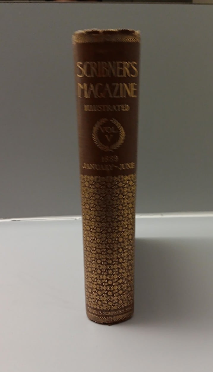 Rare Antique Hardcover Scribner's Magazine Illustrated VOL V: 1889 (JAN - JUN)