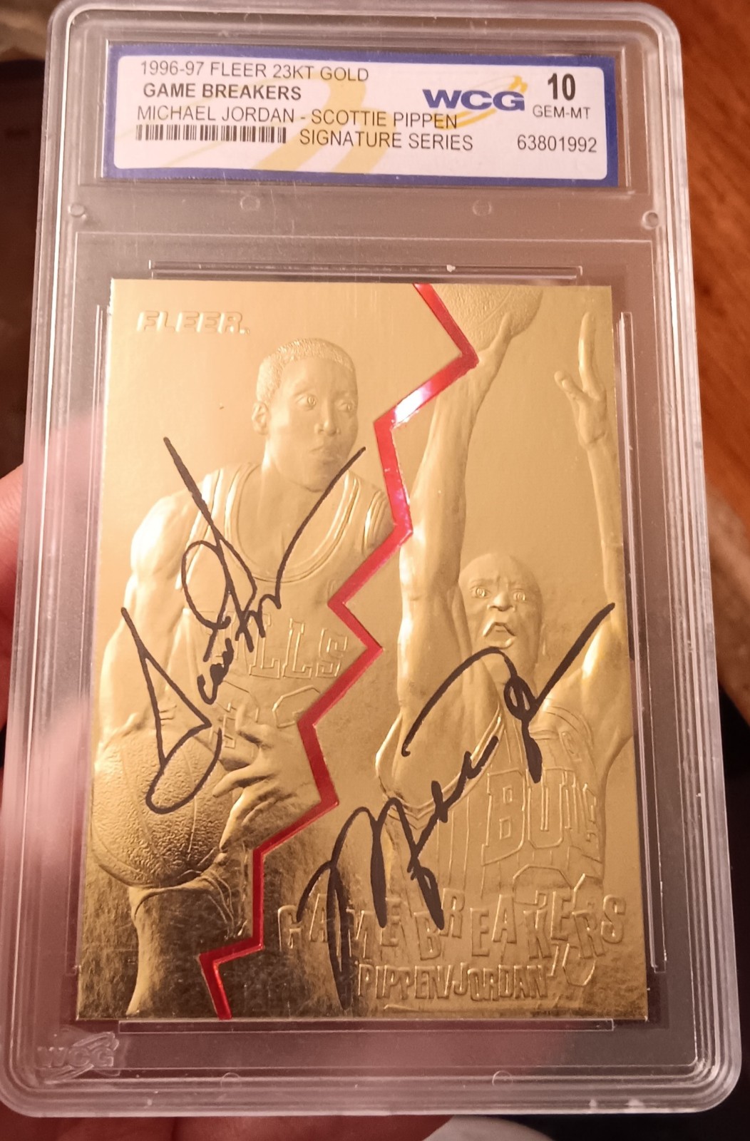 Jordan/Pippen 96-97 Signature Sports Card
