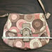 Coach Snaphead Soho Signature crossbody scarf print
