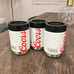 Lot of 3 Yeti Rambler White Coors Light Beer Soda Metal 12oz Colster Can Cooler