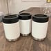 Lot of 3 Yeti Rambler White Coors Light Beer Soda Metal 12oz Colster Can Cooler