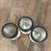 Lot of 3 Yeti Rambler White Coors Light Beer Soda Metal 12oz Colster Can Cooler