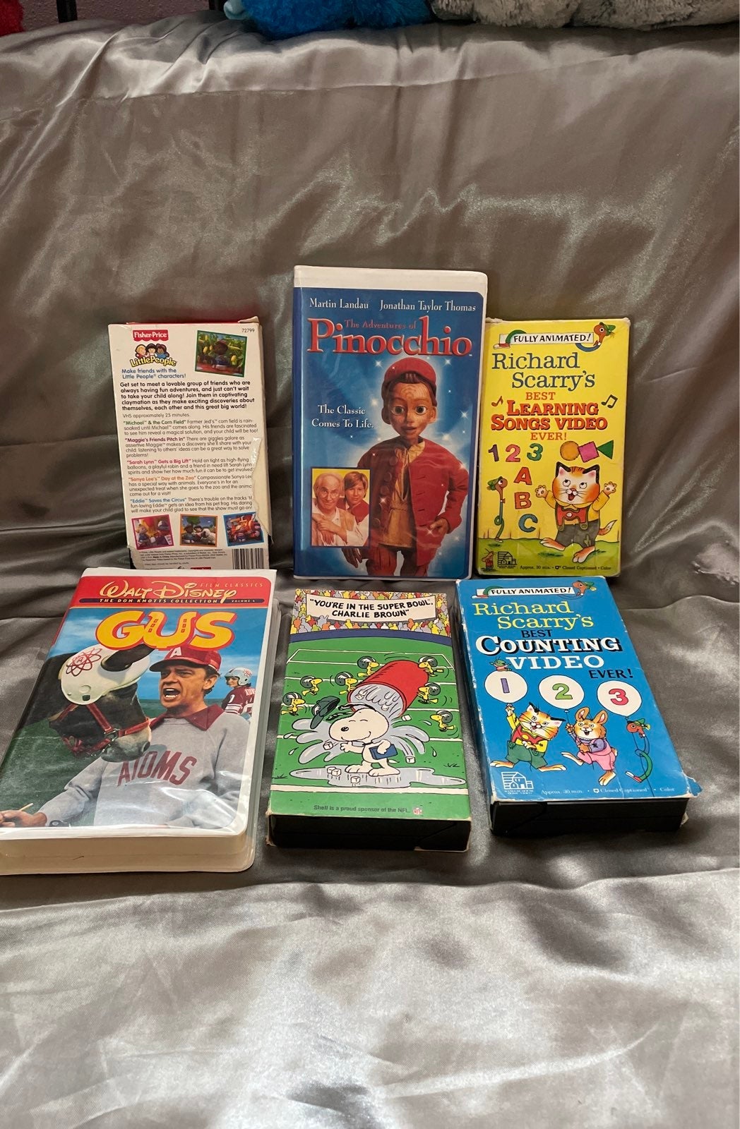 VHS Tapes Vintage Pinocchio Charlie Brow