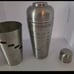 Stainless Cocktail Martini Shaker DIAL A DRINK Twist Bartender Bar Ware Rotating