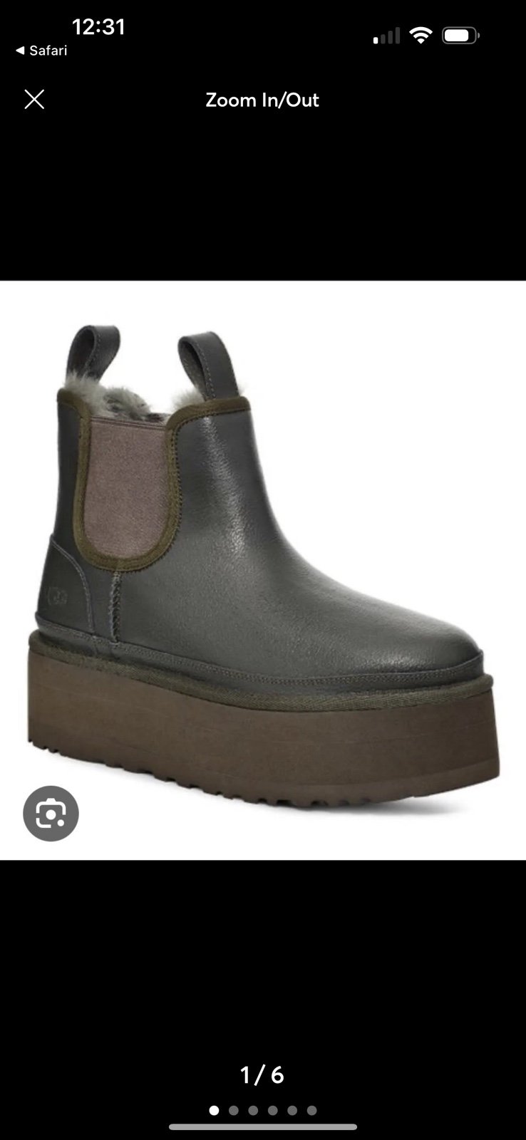UGG chelsea platform boot
