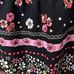 RQT Floral Skirt Size 8 Tiered Floral Skirt Red Pink Black Peasant Skirt