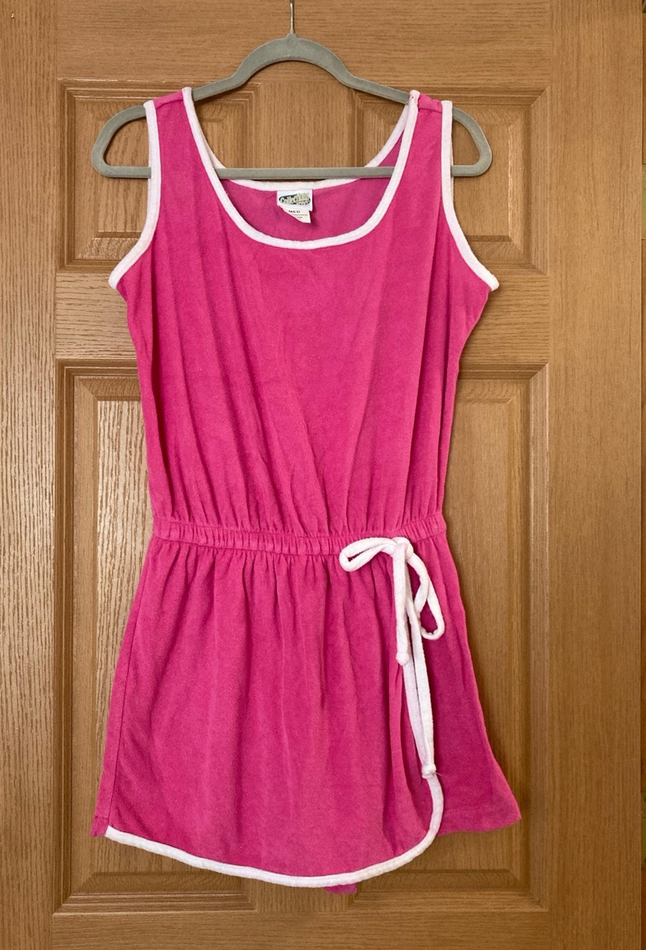 Vintage Collections Etc Terry cloth romper skort . Pink M