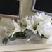 Cascade Lily Wedding Bouquet/Boutonniere