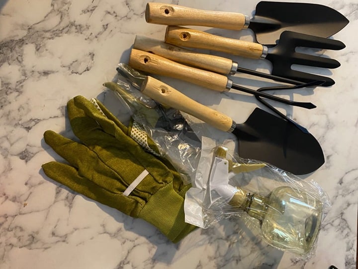 Gardening Tools Set of 10 - Complete Garden Tool Kit Comes With Bag & Gloves,Gar
