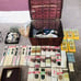 Vintage Sewing Basket with Vintage Suppl