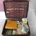 Vintage Sewing Basket with Vintage Suppl