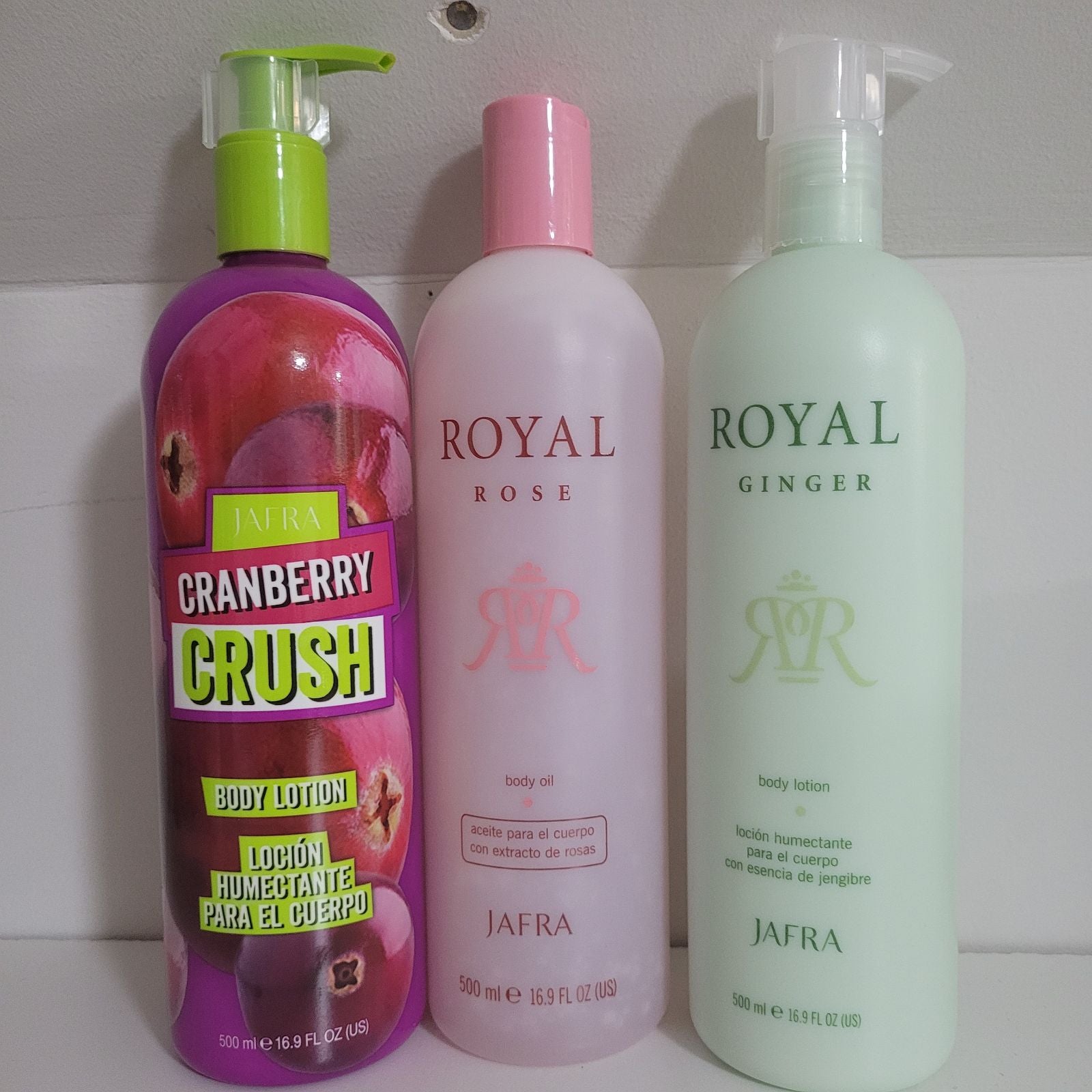 Jafra body oil and cream full size bundle of 3 all new