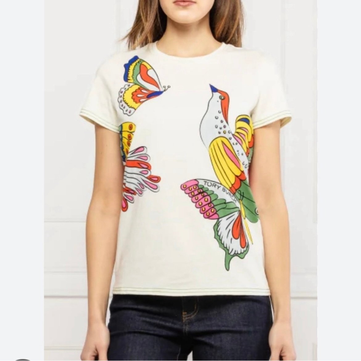 VERY RARE ✨Tory Burch Promised Land Bird T shirt - size XS