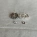 GUCCI Silver 925 Flower Motif Earrings (Pair)
