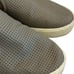 Vince Blair Leather Perforated Shoes Slip-On Casual Dark Grey Size 8.5 Women's