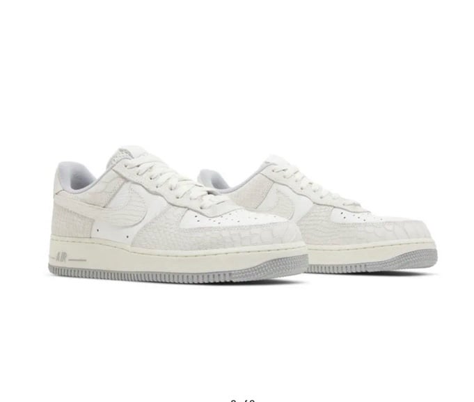Air Force 1 white python