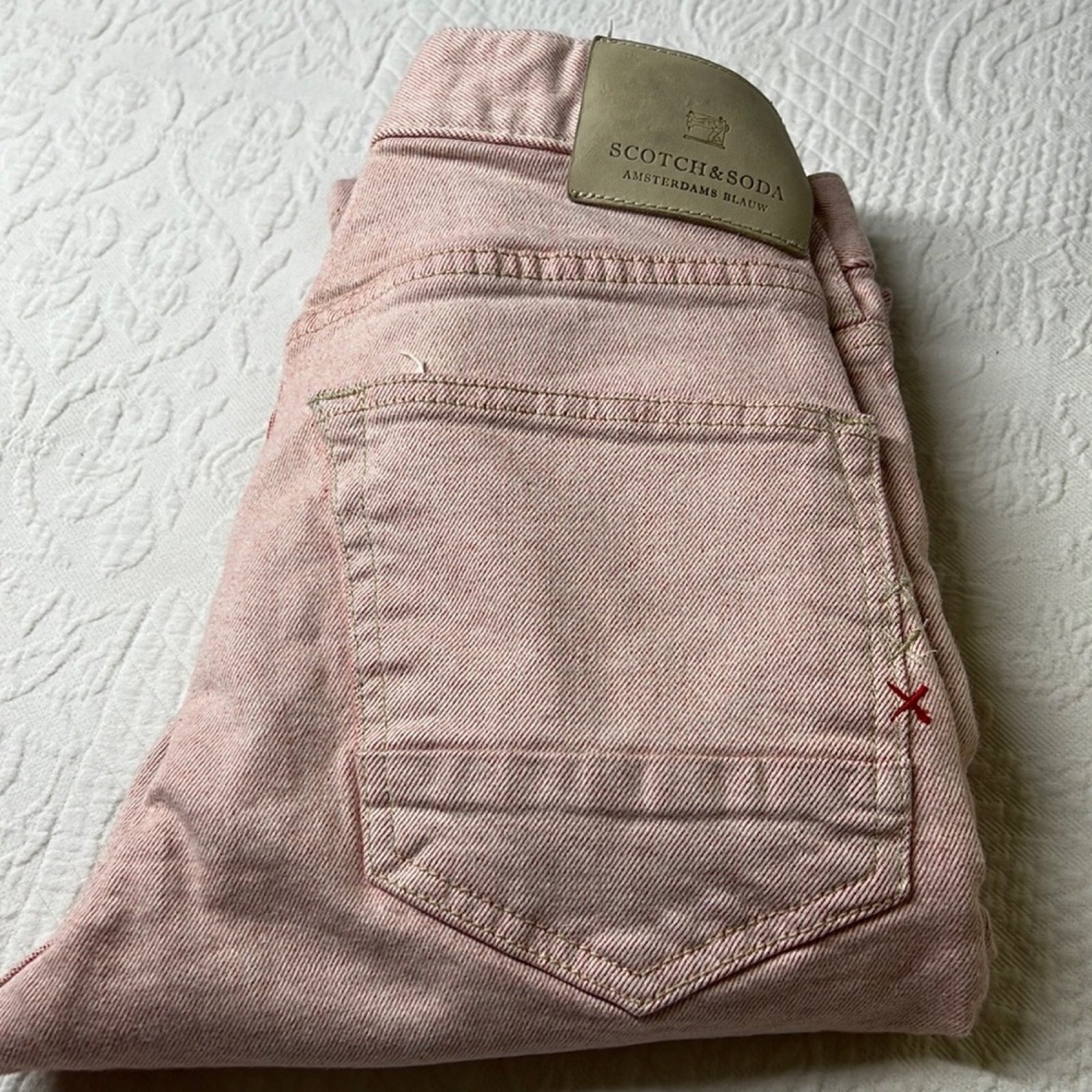 Scotch & Soda Jeans Skim W29/L32 Amsterdam's Blauw orange white