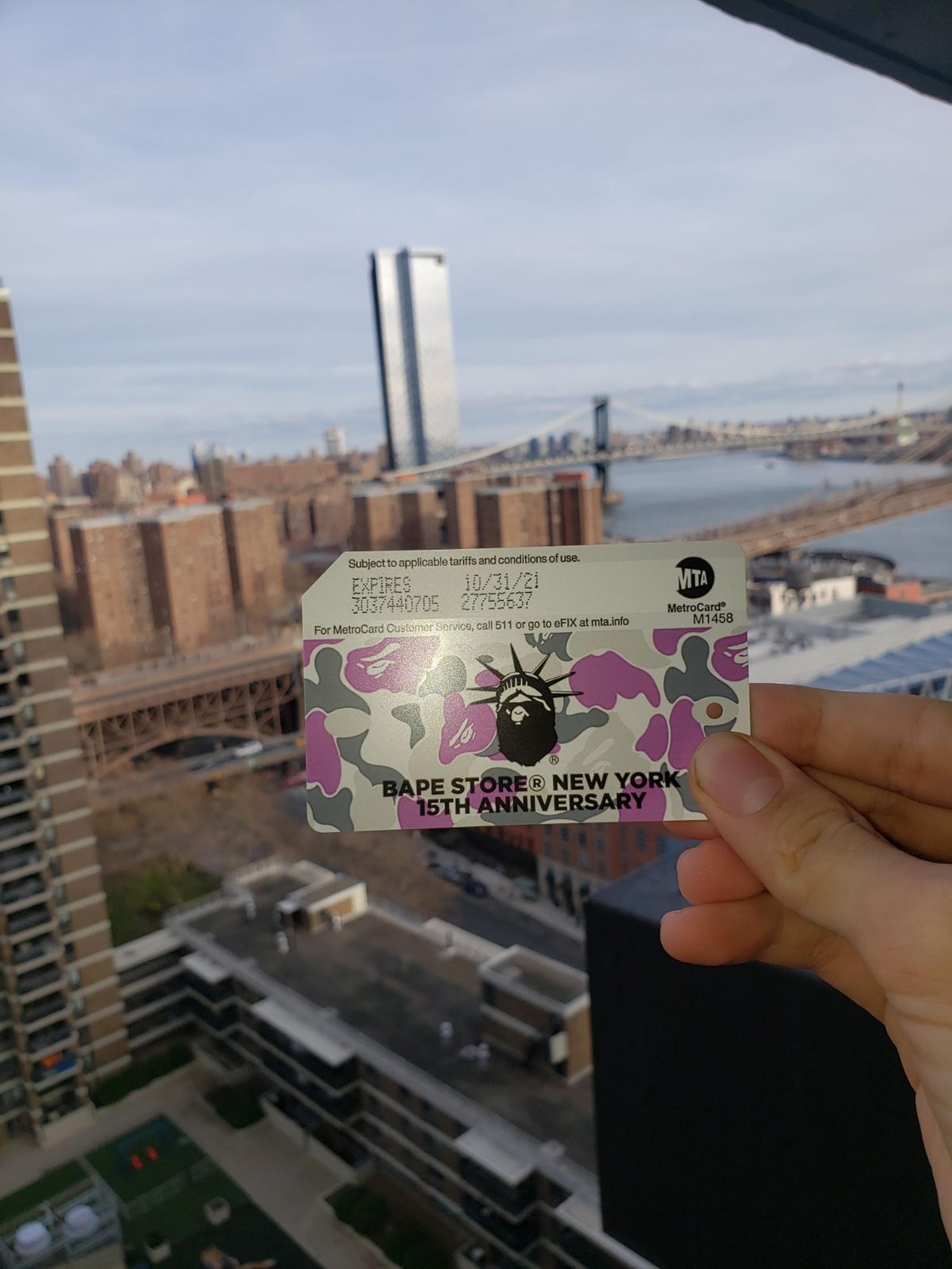 bape metrocard