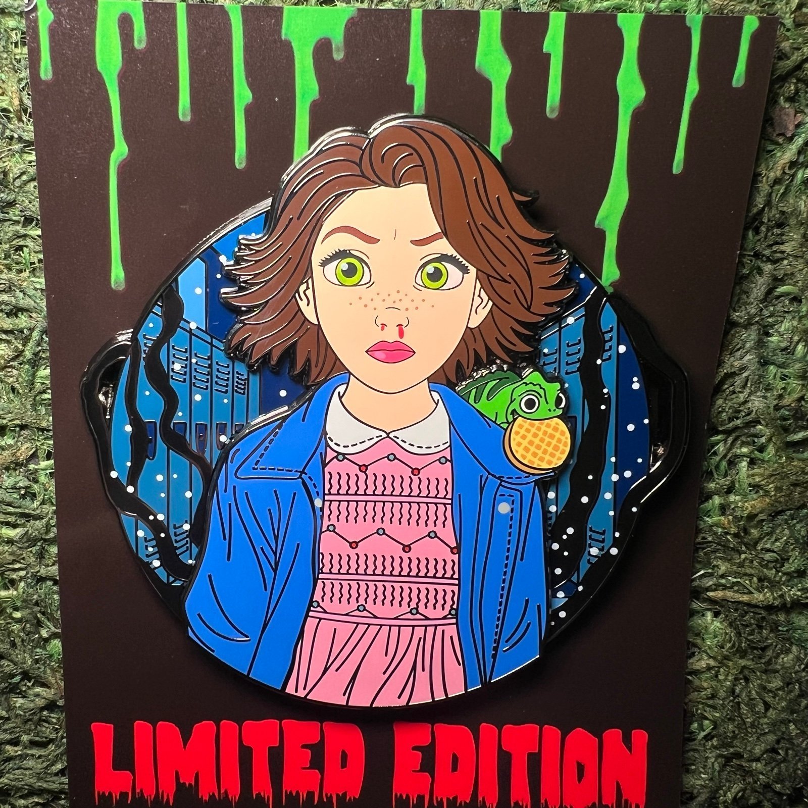 Disney and Stranger Things Rapunzel as Eleven Mashup Fantasy Pin