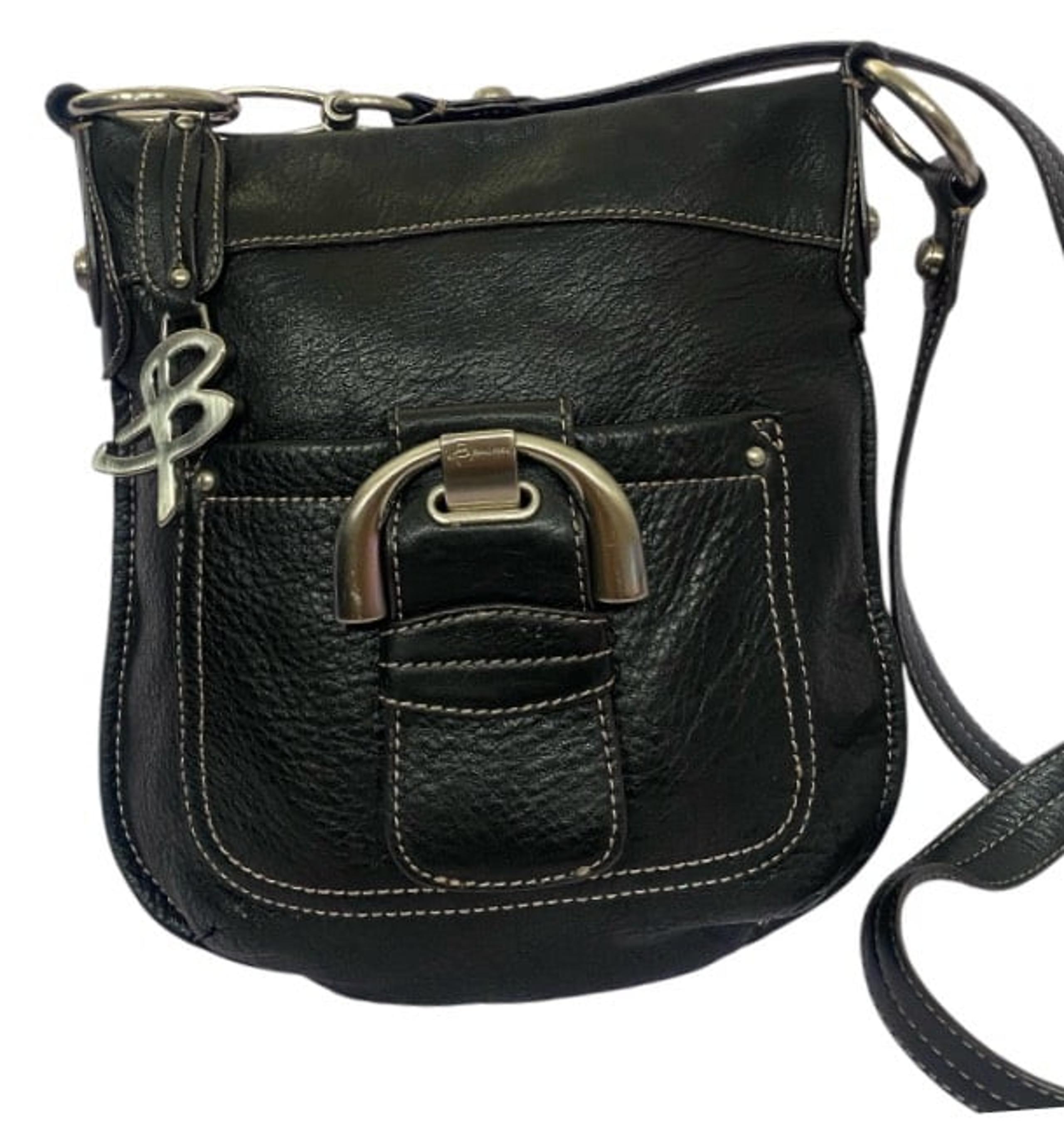 B. Makowsky pebble leather crossbody bag