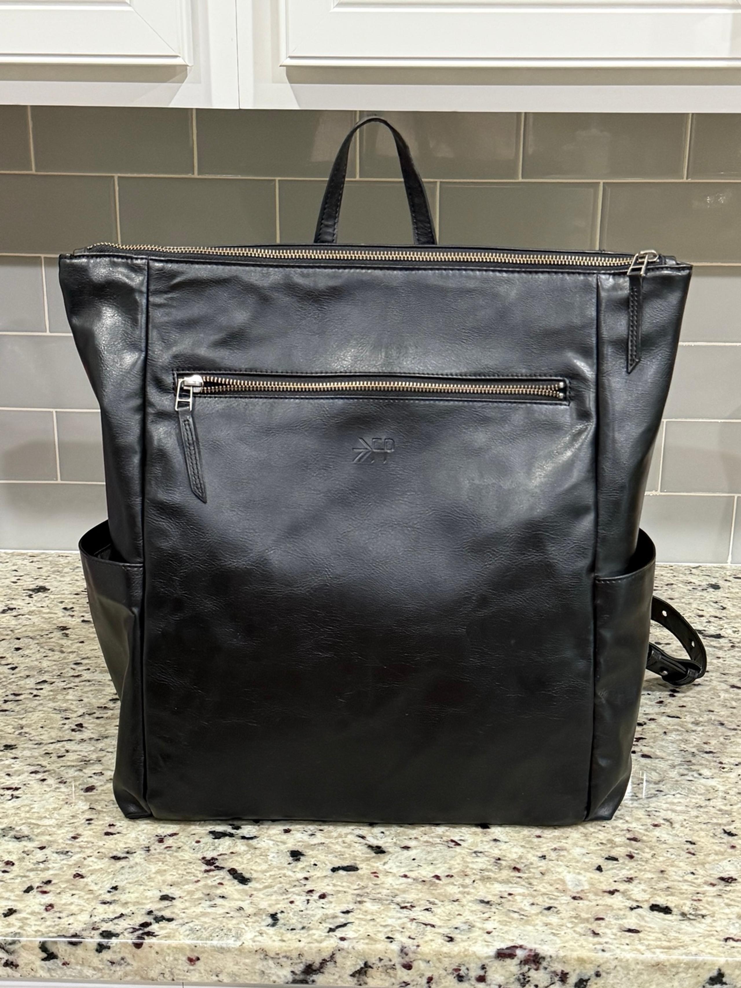 Freshly Picked Minimal Diaper Bag Backpack in Onyx