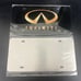 Infiniti Brand New Front Vanity Metal Plate Frame Holder (2 Pack)