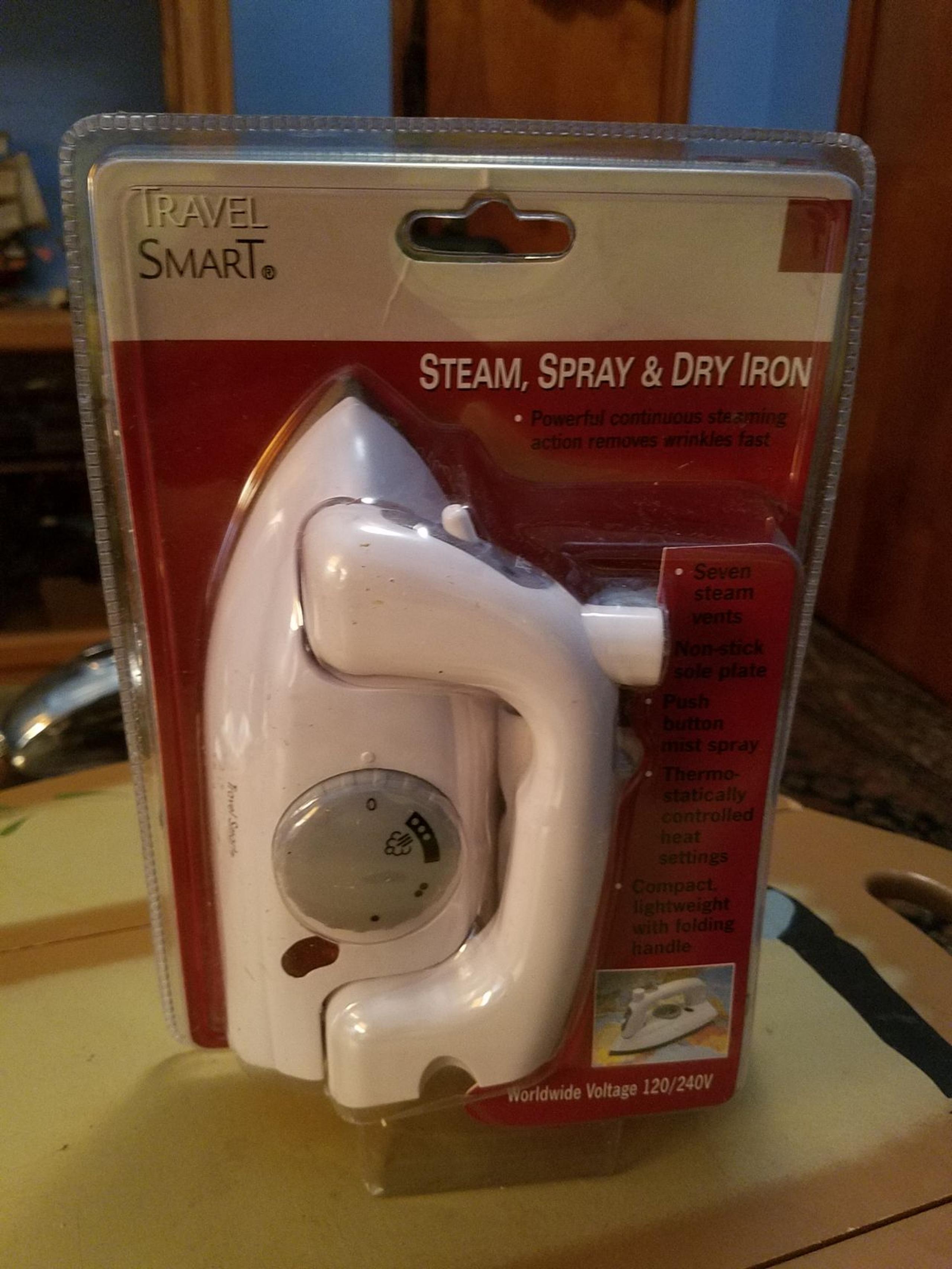 Travel Smart Fold Up Iron New in Pkg