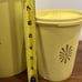 Tupperware Servalier Nesting Canister Set Yellow Set of 4 With Lids