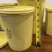 Tupperware Servalier Nesting Canister Set Yellow Set of 4 With Lids