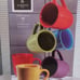 NWT GIBSON HOME COLOR CURVE 7 PIECE MUG SET