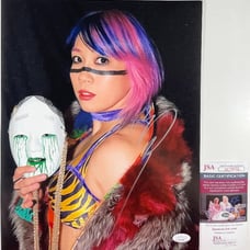 WWE NXT Asuka Signed 11x14 Photo B Autograph Wrestlemania JSA COA