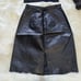 Vintage Wilson's Black Leather Skirt