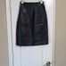 Vintage Wilson's Black Leather Skirt