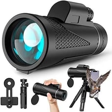 80x100 Monocular Telescope - Small Monoculars for Adults High Powered, Night Vis