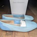 Vintage Enzo Angiolini blue leather flats size 9