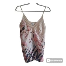 Ted Baker Tropical Bird Floral Print Camisole Tank Top