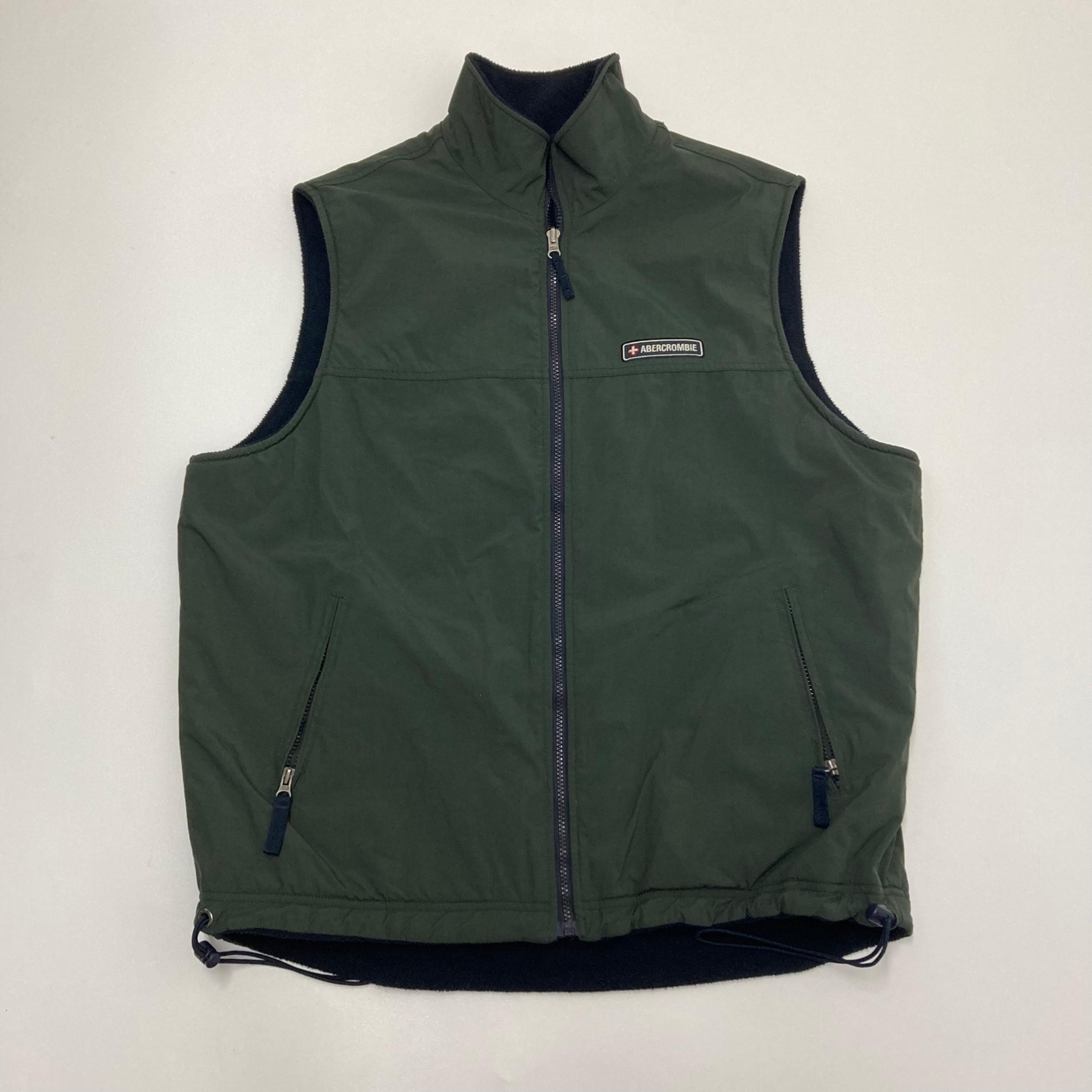Abercrombie & Fitch Y2K Reversible Vest Mens Size L