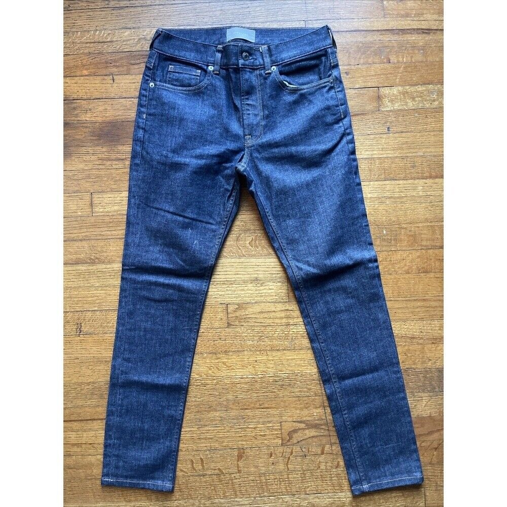 EVERLANE Dark Wash Slim Fit Zip Fly 5 Pocket W30 L30