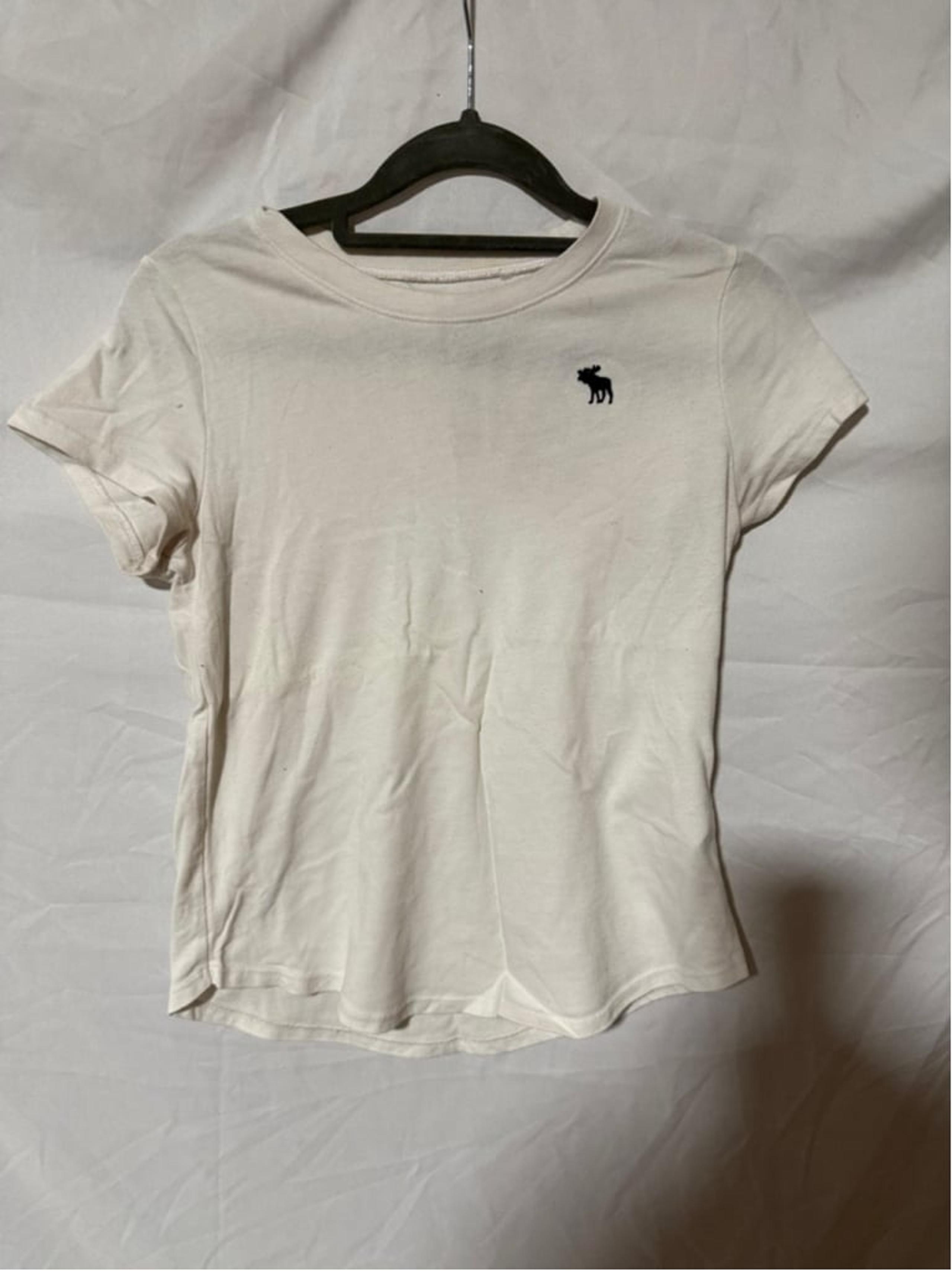 Girls Abercrombie Kids T-shirt Size 11/12 White