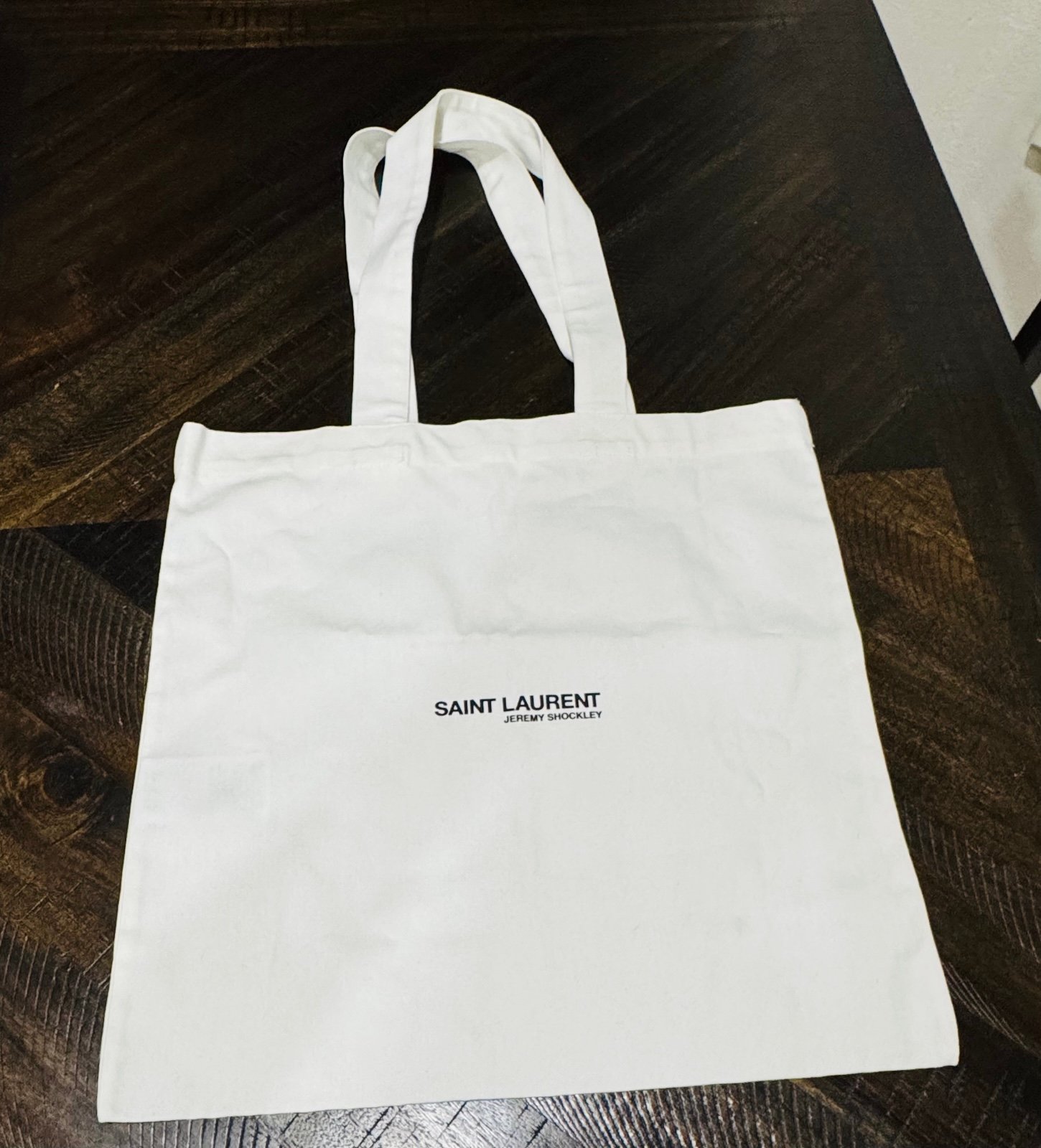Saint Laurent tote bag.