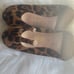 New J.Crew Collection Leopard Calf hair Pumps Heels size 6 Made In Italy