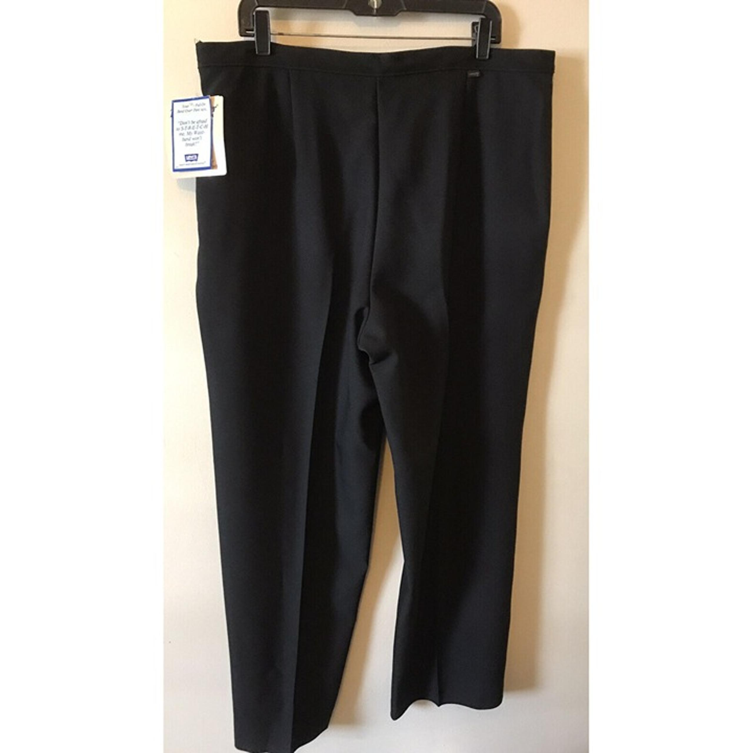 New Vintage Levi's Dress Pants Womens Size W 40 X L 32 Black Made IN USA