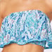 NWT Ramy Brook strapless turquoise snake print top