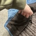 Stio Pinion Down Sweater 800 FP Mens Large Blue Puffer Jacket Coat Waterproof