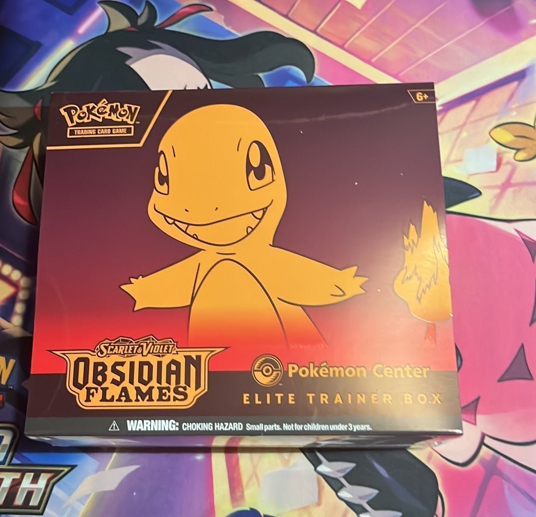 Pokemon Center Exclusive Obsidian Flames ETB