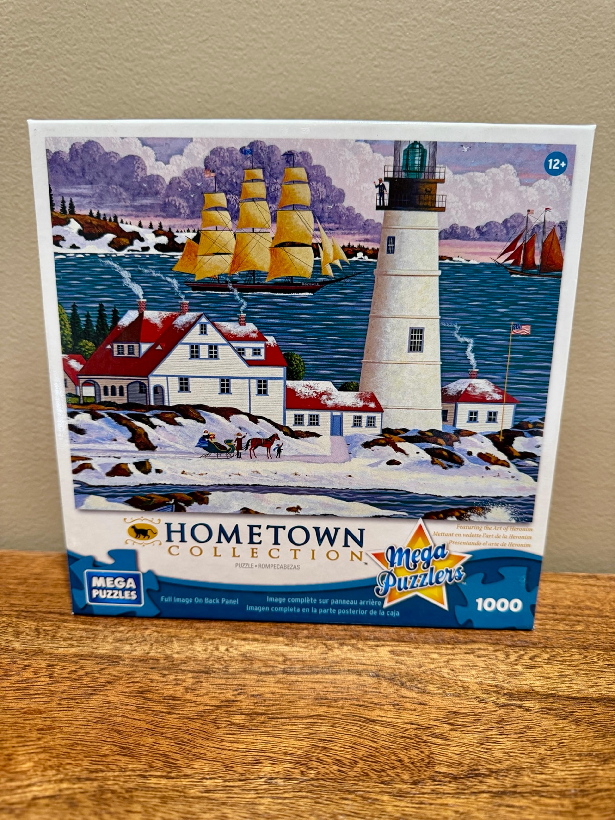 Hometown Mega Puzzles - Portland Head Light - 1000 Piece Puzzle!  Brand New!