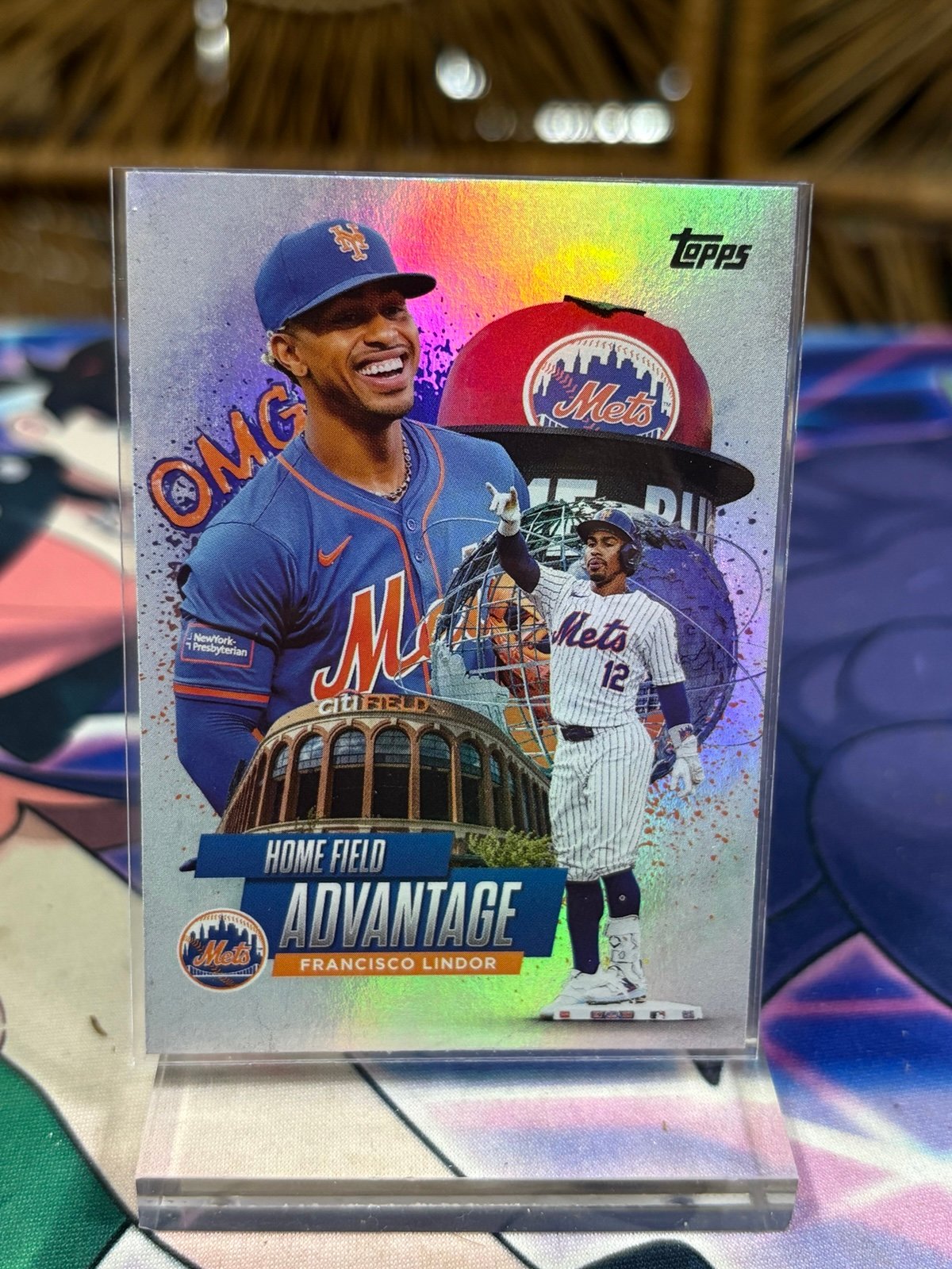 Francisco Lindor , Home Field Advantage 2025 CASE HIT , MINT