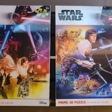 2 NEW/SEALED 3D STARWARS 500PC PUZZLES