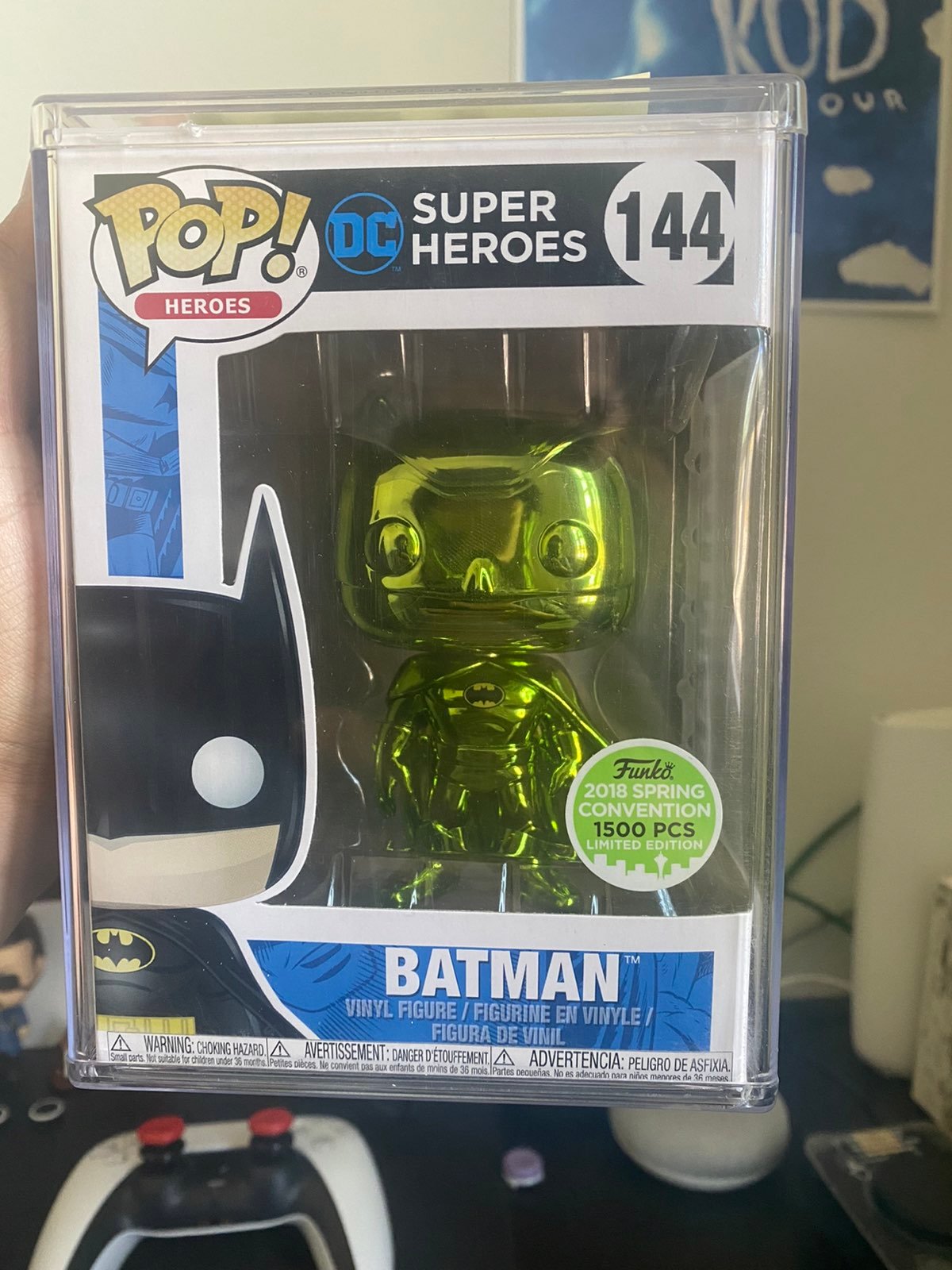 Funko Pop Green Chrome Batman